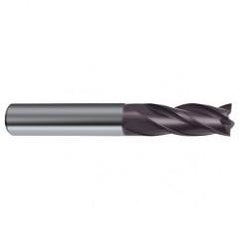 20mm Dia. x 104mm Overall Length 4-Flute Square End Solid Carbide SE End Mill-Round Shank-Center Cut-Firex - All Tool & Supply