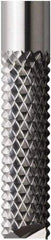 Seco - 10mm Diam, End Mill End, Solid Carbide Diamond Pattern Router Bit - Right Hand Cut, 85mm OAL, Use on Composites - All Tool & Supply