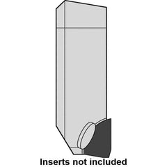 Kennametal - Indexable Milling Cartridge - KSCM Toolholder Style, Series KSCM - All Tool & Supply