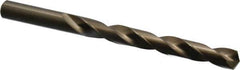 Chicago-Latrobe - 17/32" 135° Cobalt Jobber Drill - Oxide/Gold Finish, Right Hand Cut, Spiral Flute, Straight Shank, 6-5/8" OAL, Split Point - All Tool & Supply