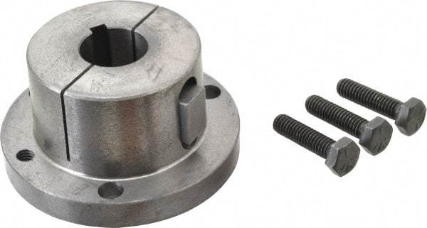 Browning - 1" Bore, 1/4" Wide Keyway, 1/8" Deep Keyway, B Sprocket Bushing - 2.557 to 2-5/8" Outside Diam, For Use with B5V Sheaves - All Tool & Supply