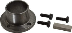 Browning - 1-3/8" Bore, 3/8" Wide Keyway, 3/16" Deep Keyway, H Sprocket Bushing - 1.57 to 1-5/8" Outside Diam, For Use with Split Taper Sprockets & Sheaves - All Tool & Supply