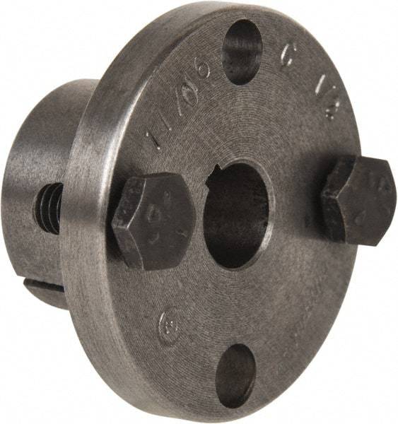 Browning - 1/2" Bore, 1/4 x 5/8 Thread, 1/8" Wide Keyway, 1/16" Deep Keyway, G Sprocket Bushing - 1.133 to 1.172" Outside Diam, For Use with Split Taper Sprockets & Sheaves - All Tool & Supply