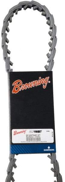 Browning - Section B, 21/32" Wide, 1,200" Outside Length, Adjustable Replacement Belt - Urethane, Griptwist, No. BP - All Tool & Supply