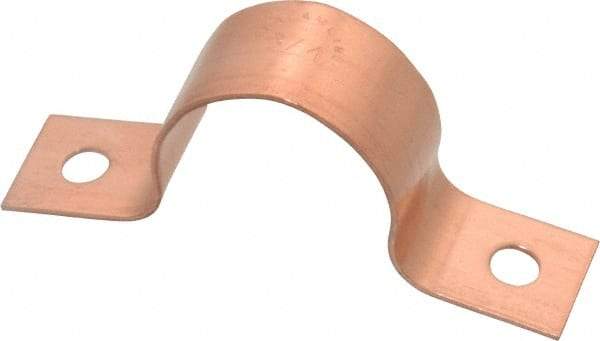 Mueller Industries - 7/8 Pipe, Copper, Pipe or Tube Strap - 2 Mounting Holes - All Tool & Supply