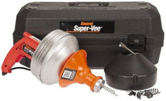 General Pipe Cleaners - Electric Battery Drain Cleaning Machine - For 3" Pipe, 500 Max RPM - All Tool & Supply