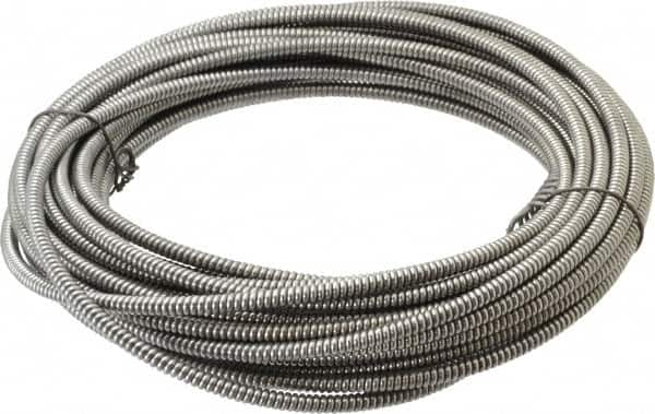 General Pipe Cleaners - 1/4" x 50' Drain Cleaning Machine Cable - All Tool & Supply