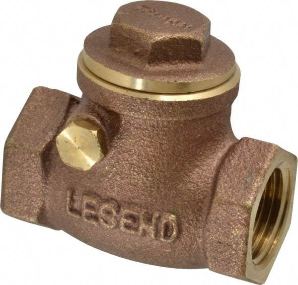 Legend Valve - 1/2" Brass Check Valve - Inline, FNPT x FNPT, 200 WOG - All Tool & Supply