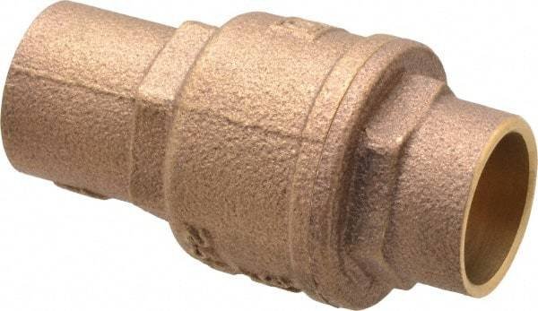 Legend Valve - 3/4" Bronze Check Valve - Inline, Soldered x Soldered, 250 WOG - All Tool & Supply