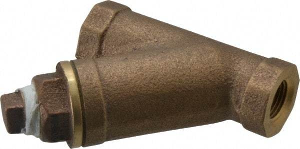 Legend Valve - 3/8" Pipe, FNPT Ends, Bronze Y-Strainer - 300 psi WOG Rating, 150 psi WSP Rating - All Tool & Supply