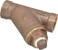 Legend Valve - 1/2" Pipe, FNPT Ends, Bronze Y-Strainer - 300 psi WOG Rating, 150 psi WSP Rating - All Tool & Supply