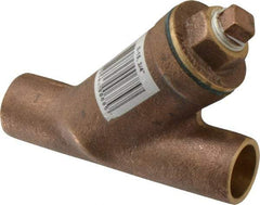 Legend Valve - 3/4" Pipe, Solder Ends, Bronze Y-Strainer - 300 psi WOG Rating, 150 psi WSP Rating - All Tool & Supply