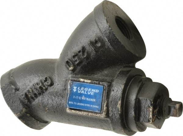 Legend Valve - 3/8" Pipe, FNPT Ends, Cast Iron Y-Strainer - 500 psi WOG Rating, 250 psi WSP Rating - All Tool & Supply