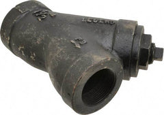 Legend Valve - 1-1/2" Pipe, FNPT Ends, Cast Iron Y-Strainer - 500 psi WOG Rating, 250 psi WSP Rating - All Tool & Supply