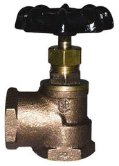 Legend Valve - 3/4" Pipe, 125 psi WOG Rating, Lead Free Brass Angle, Stop Valve - Handwheel Handle, FNPT x FNPT End Connections - All Tool & Supply