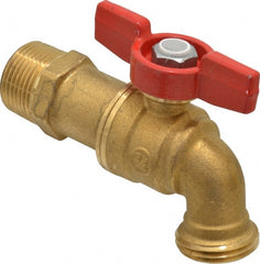 Legend Valve - 3/4 Inch Pipe, 125 psi WOG Rating, Brass Hose Bibb, Stop Valve - All Tool & Supply