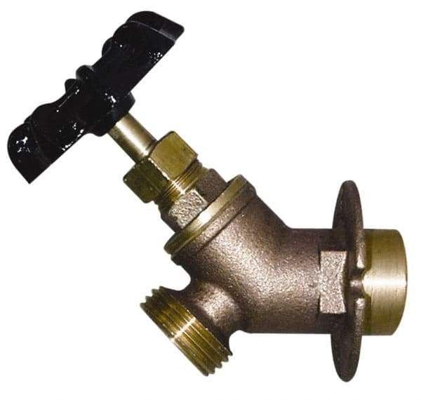 Legend Valve - 3/4" Pipe, Lead Free Brass Sillcock with Lockshield - Handwheel Handle, FNPT x MGHT End Connections, 125 psi WOG Rating - All Tool & Supply