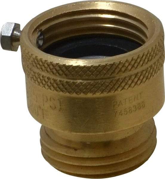 Legend Valve - 3/4" Pipe, 125 Max psi, Brass, Hose Type Vacuum Breaker Valve - Buna-N Seal, GHT End Connections - All Tool & Supply