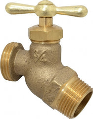 Legend Valve - 3/4" Pipe, 125 psi WOG Rating, Brass Hose Bibb, Stop Valve - All Tool & Supply