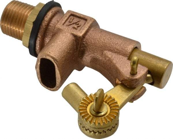 Legend Valve - 1/2" Pipe, Bronze, Mechanical Float Valve - 125 psi, MPT x Plain End Connections - All Tool & Supply