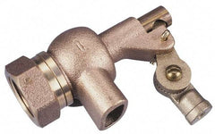 Legend Valve - 1-1/4" Pipe, Bronze, Mechanical Float Valve - 125 psi, NPTF x Plain End Connections - All Tool & Supply