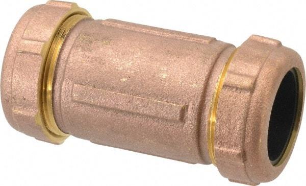 Legend Valve - 1-1/4" Pipe, 1-1/2" Copper Tube, Brass Compression Pipe Coupling - 125 psi WOG Rating - All Tool & Supply