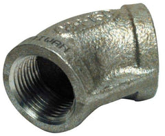 Merit Brass - 4" Grade 316 Stainless Steel Pipe 45° Elbow - FNPT x FNPT End Connections, 150 psi - All Tool & Supply