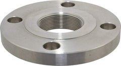 Value Collection - 2" Pipe, 6" OD, Stainless Steel, Threaded Pipe Flange - 4-3/4" Across Bolt Hole Centers, 3/4" Bolt Hole, 150 psi, Grades 316 & 316L - All Tool & Supply