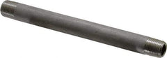 Merit Brass - Schedule 40, 1/8" Pipe x 4" Long, Grade 304/304L Stainless Steel Pipe Nipple - Welded & Threaded - All Tool & Supply