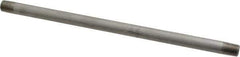 Merit Brass - Schedule 40, 1/8" Pipe x 8" Long, Grade 304/304L Stainless Steel Pipe Nipple - Welded & Threaded - All Tool & Supply