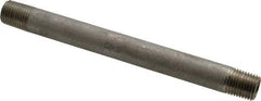 Merit Brass - Schedule 40, 1/4" Pipe x 5-1/2" Long, Grade 304/304L Stainless Steel Pipe Nipple - Welded & Threaded - All Tool & Supply