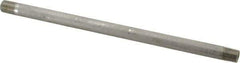 Merit Brass - Schedule 40, 1/4" Pipe x 10" Long, Grade 304/304L Stainless Steel Pipe Nipple - Welded & Threaded - All Tool & Supply