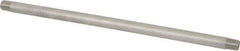 Merit Brass - Schedule 40, 1/4" Pipe x 12" Long, Grade 304/304L Stainless Steel Pipe Nipple - Welded & Threaded - All Tool & Supply