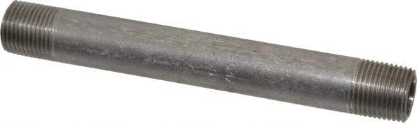 Merit Brass - Schedule 40, 3/8" Pipe x 5" Long, Grade 304/304L Stainless Steel Pipe Nipple - Welded & Threaded - All Tool & Supply