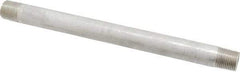 Merit Brass - Schedule 40, 3/8" Pipe x 8" Long, Grade 304/304L Stainless Steel Pipe Nipple - Welded & Threaded - All Tool & Supply