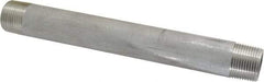 Merit Brass - Schedule 40, 3/4" Pipe x 8" Long, Grade 304/304L Stainless Steel Pipe Nipple - Welded & Threaded - All Tool & Supply