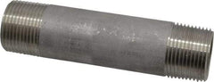 Merit Brass - Schedule 40, 1" Pipe x 5" Long, Grade 304/304L Stainless Steel Pipe Nipple - Welded & Threaded - All Tool & Supply