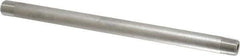 Merit Brass - Schedule 40, 1/8" Pipe x 6" Long, Grade 316/316L Stainless Steel Pipe Nipple - Welded & Threaded - All Tool & Supply