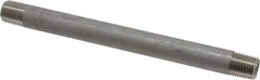 Merit Brass - Schedule 40, 1/4" Pipe x 6" Long, Grade 316/316L Stainless Steel Pipe Nipple - Welded & Threaded - All Tool & Supply