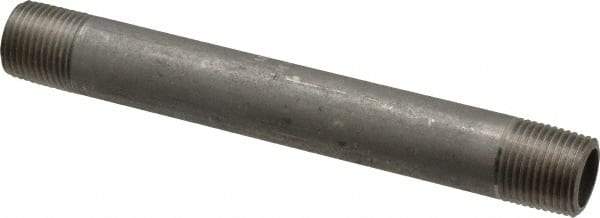 Merit Brass - Schedule 40, 3/8" Pipe x 5" Long, Grade 316/316L Stainless Steel Pipe Nipple - Welded & Threaded - All Tool & Supply