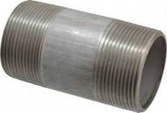 Merit Brass - Schedule 40, 2-1/2" Pipe x 5" Long, Grade 316/316L Stainless Steel Pipe Nipple - Welded & Threaded - All Tool & Supply