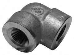 Merit Brass - 2" Grade 316/316L Stainless Steel Pipe 90° Elbow - FNPT x FNPT End Connections, 3,000 psi - All Tool & Supply