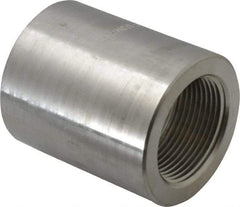 Merit Brass - 1-1/4" Grade 316/316L Stainless Steel Pipe Coupling - FNPT x FNPT End Connections, 3,000 psi - All Tool & Supply