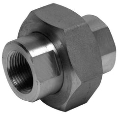 Value Collection - 1-1/2" Grade 304/304L Stainless Steel Pipe Union - FNPT x FNPT End Connections, 3,000 psi - All Tool & Supply