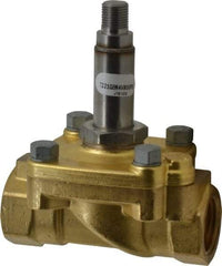 Parker - 1/2" Port, Brass Solenoid Valve - Closed, NBR Seal - All Tool & Supply