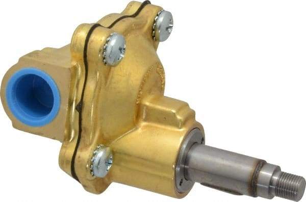 Parker - 1/2" Port, Brass Solenoid Valve - Closed, NBR Seal - All Tool & Supply