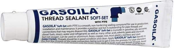 Federal Process - 2 oz Tube Blue/Green Easy Seal Applicator with Gasoila Soft-Set - 600°F Max Working Temp - All Tool & Supply