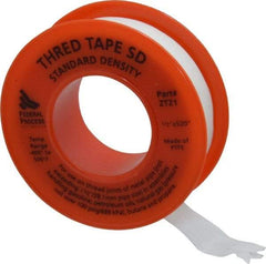 Federal Process - 1/2" Wide x 520" Long General Purpose Pipe Repair Tape - 3 mil Thick, -450 to 550°F, White - All Tool & Supply