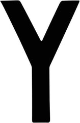 Made in USA - Letter Label - Legend: Y, English, Black - All Tool & Supply