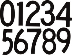 Made in USA - Letter Label - Legend: Number Set, English, Black - All Tool & Supply